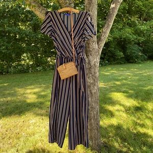 Apt. 9 size XL striped jumpsuit